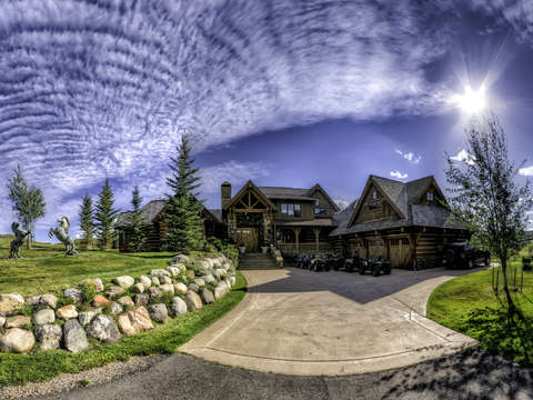 High aspen ranch house