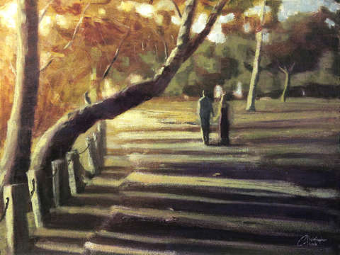 Central park hand in hand