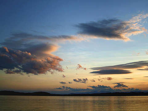 A maxfield parrish sunset