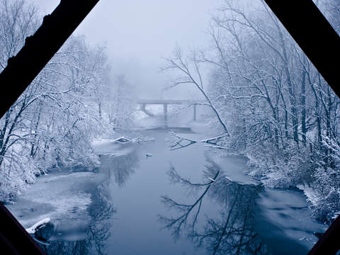 Hennepin canal train trestle