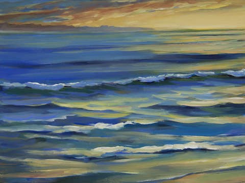 Huntington beach at sunset 1