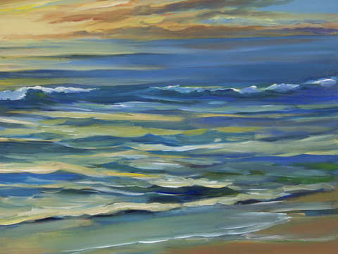 Huntington beach at sunset 2