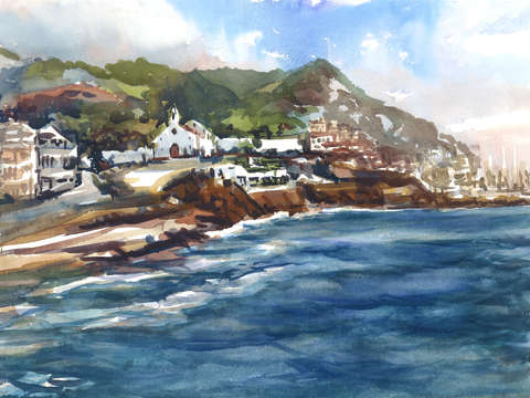 Sitges beach spain
