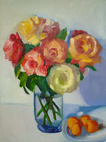 Roses and apricots
