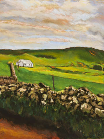 Stone wall and moor