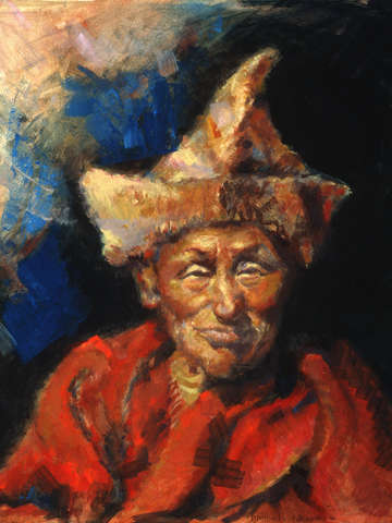 The laughing monk