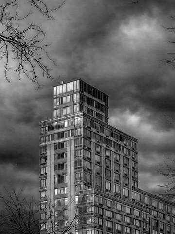 Clouds in the city