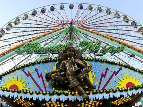 Ferris wheel in maastricht holland