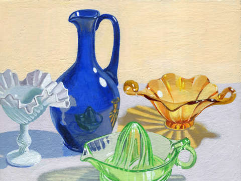 Blue Pitcher