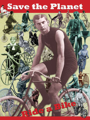 Save the planet ride a bike