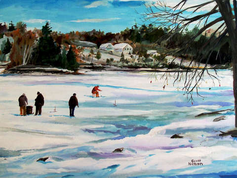 New england ice fishing 2