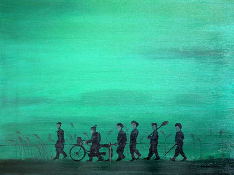 Walking in the mist