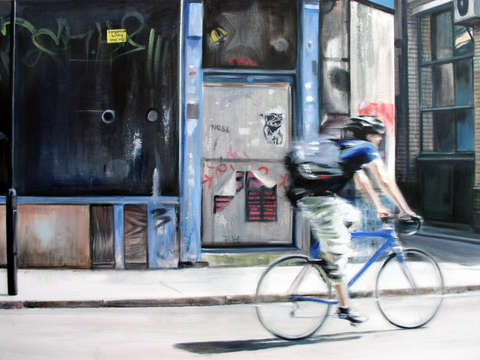 Cyclist paul street