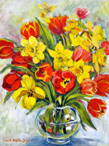 Red and yellow