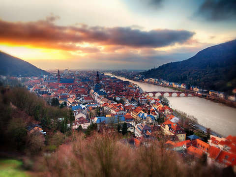 Heidelbergs baroque old town