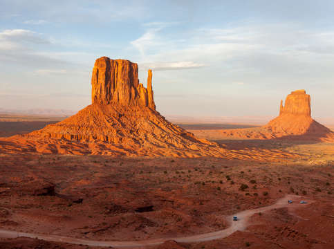 Mitten buttes monument valley navajo tribal park