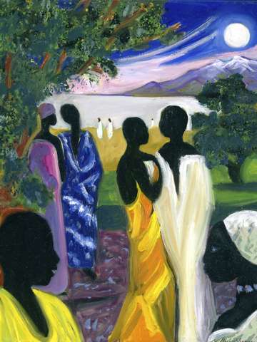 Evening in africa