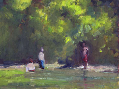 Boys at the river