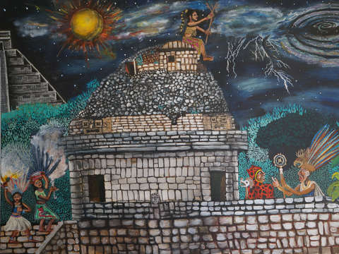 Caracol the solctice and the return of kukulkan