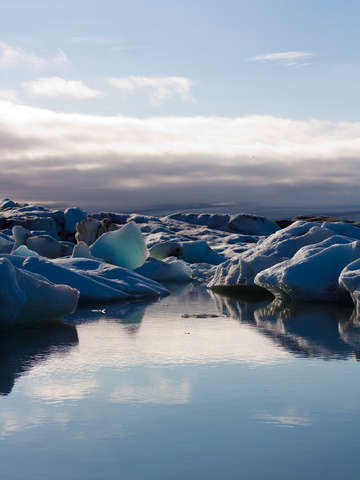 Blue glacier