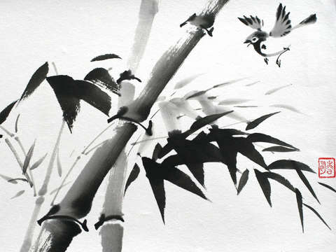Bamboo bird 1