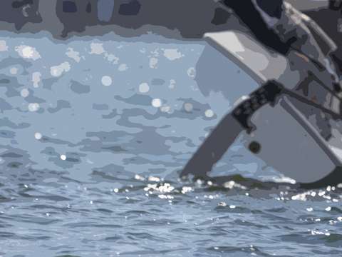 Sailing in boston harbor