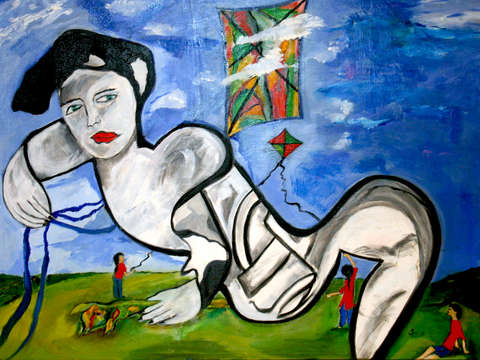 Kite fun by teri levine
