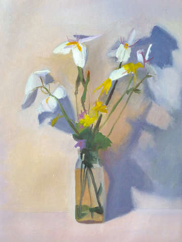 Wild iris poster study