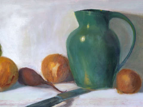 Green pitcher