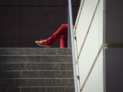 Red pants