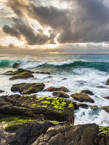Sunset at byron bay