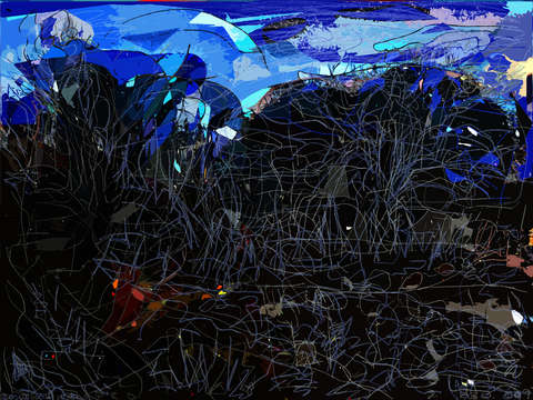 Pasture at night 8