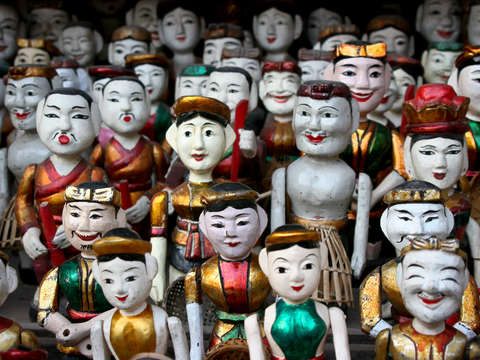 Vietnamese water puppets