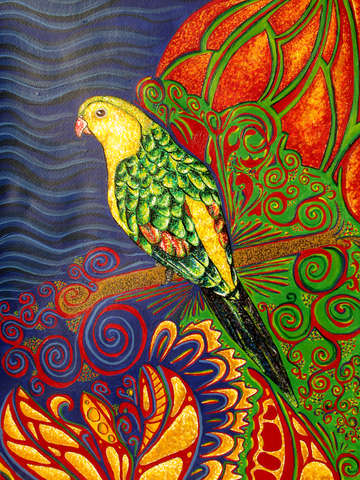 Abstract parrot