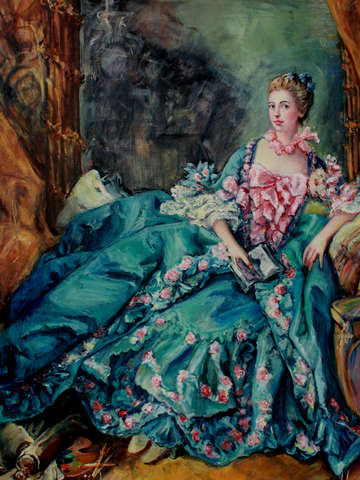 Self portrait as madame pompadour
