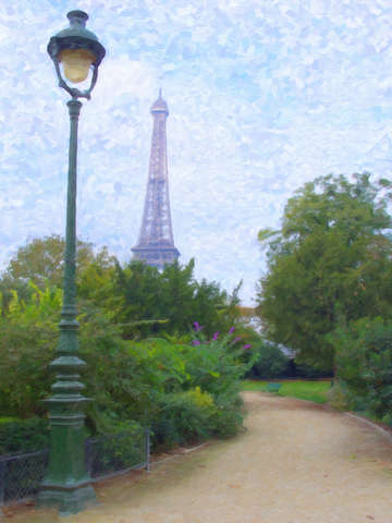 Champ de mars in paris