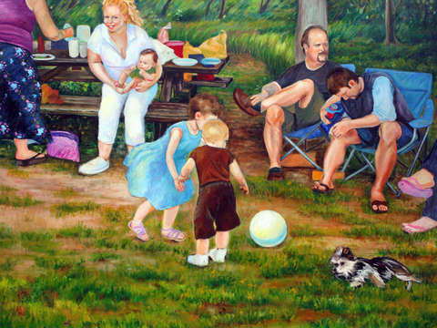 Summer picnic in pennsylvania