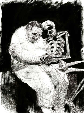 Mister Boney Comforts an Unfortunate Soul