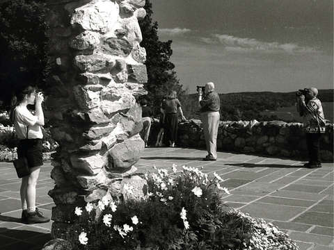The tourists