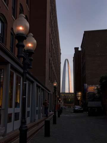 Arch at sunset