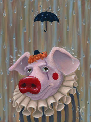 Sad clowpig