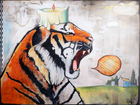 Tiger headlight