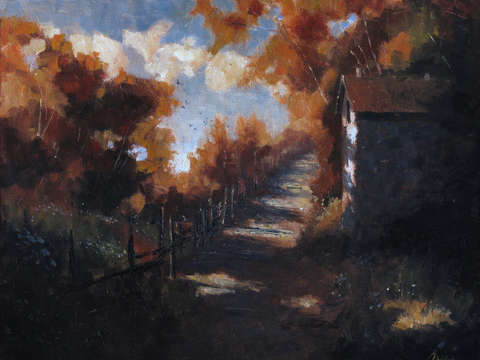 Path to the vegetable garden