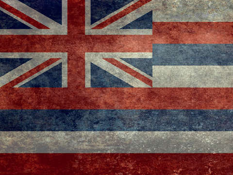 The State flag of Hawaii - Vintage version