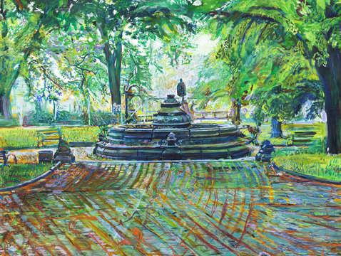 Statue of Lincoln in Prospect Park