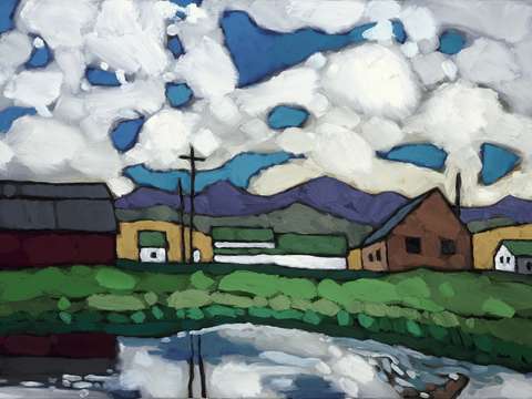 Red Barn Reflection