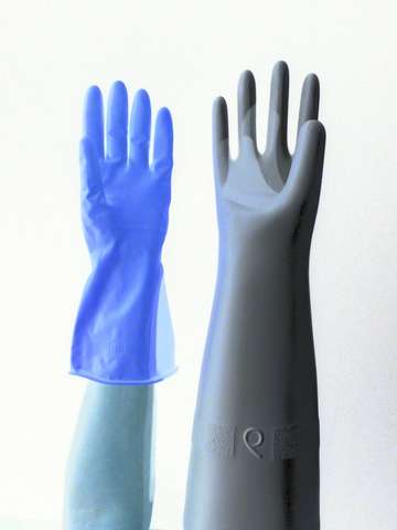 Blue glove