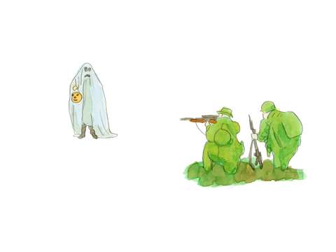 Halloween mishap