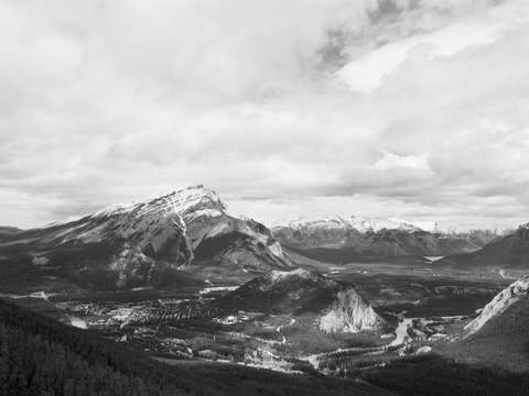 View from sulfur mountain