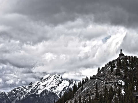 View of mt rundle